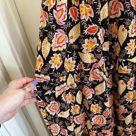 Loft Beach Floral Ruffle Tiered Maxi Dress - Picture 7 of 10